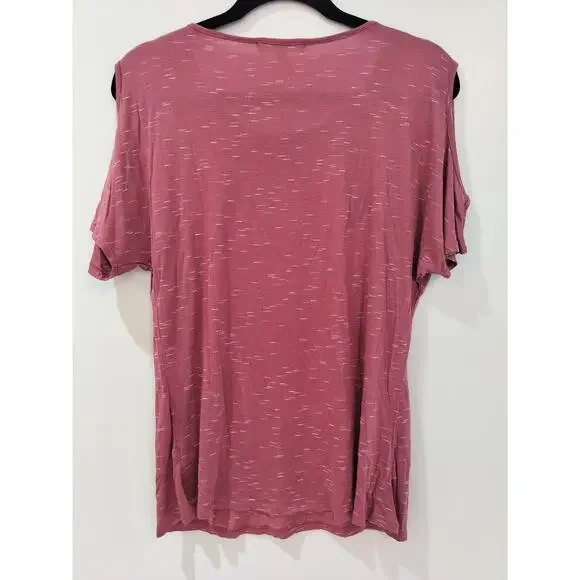 Above and Beyond Women’s M One Blessed Grandma Cold Shoulder Tee Top - Picture 4 of 7